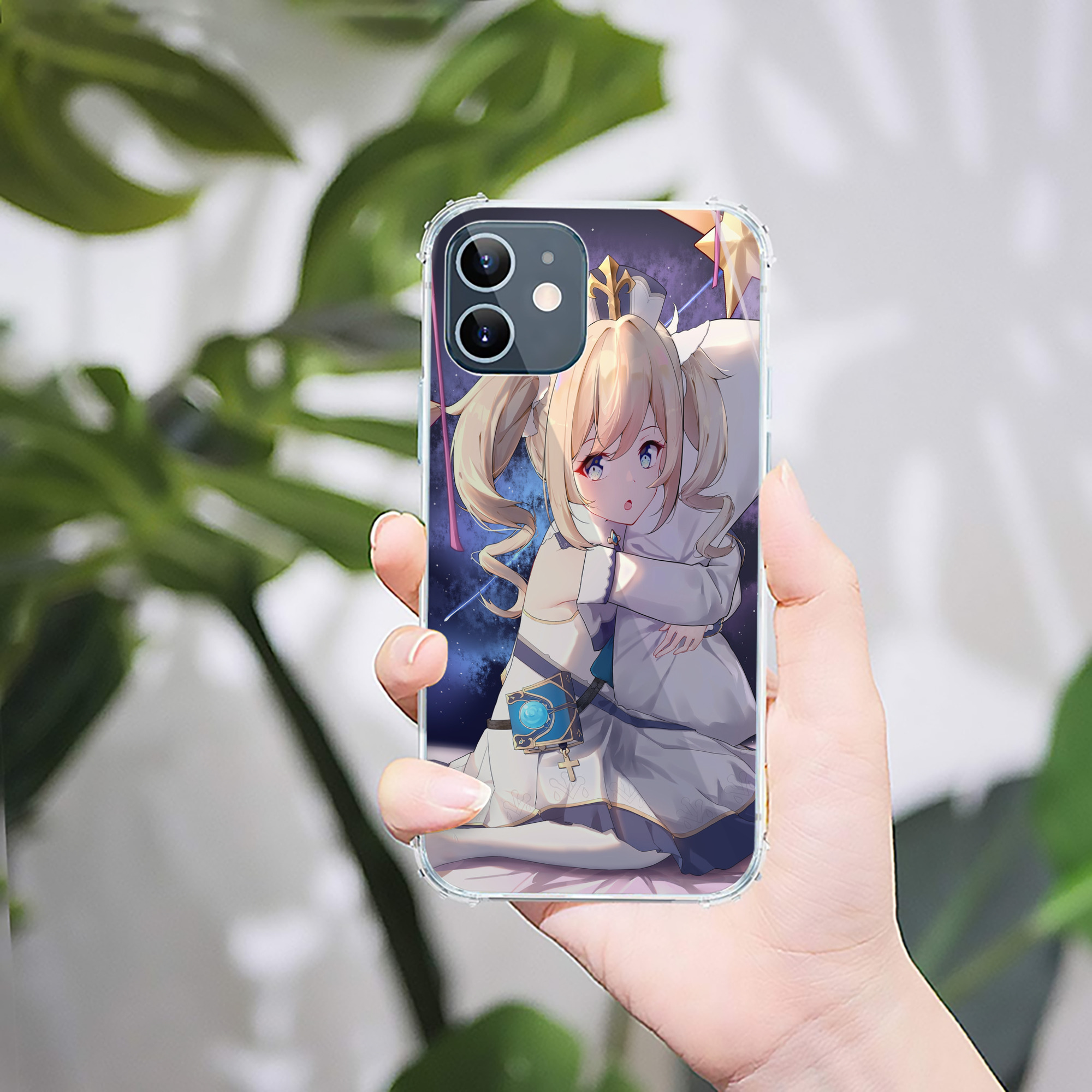 げんし神 genshin 【iPhone 12シリーズ対応】透明スマホケース（クリアソフトケース）